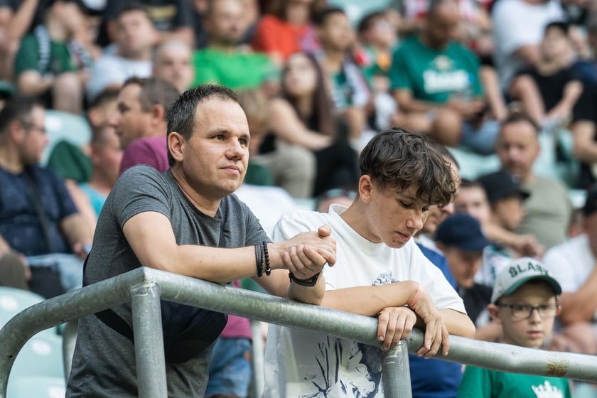 Kibice na meczu Śląska z Rygą / 1 sierpnia 2024 / Tarczyński Arena