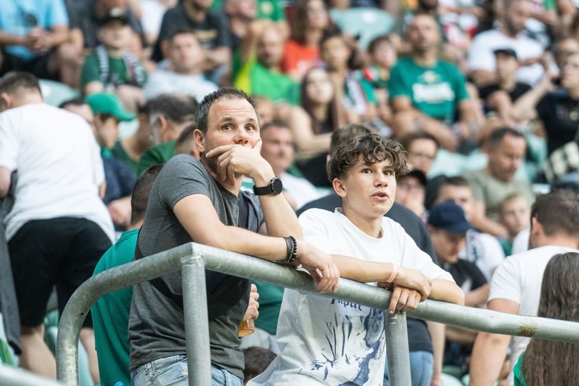 Kibice na meczu Śląska z Rygą / 1 sierpnia 2024 / Tarczyński Arena