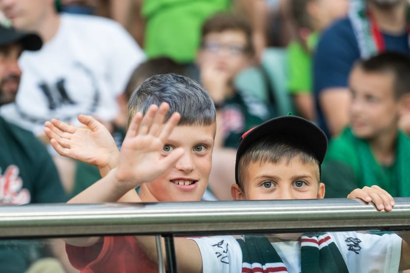 Kibice na meczu Śląska z Rygą / 1 sierpnia 2024 / Tarczyński Arena