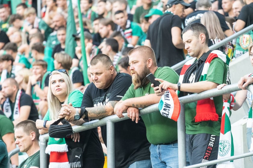 Kibice na meczu Śląska z Rygą / 1 sierpnia 2024 / Tarczyński Arena