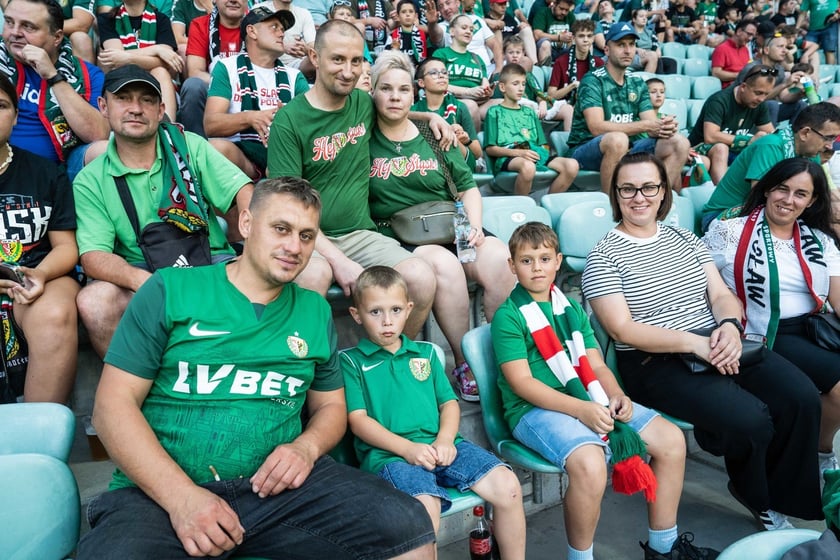 Kibice na meczu Śląska z Rygą / 1 sierpnia 2024 / Tarczyński Arena