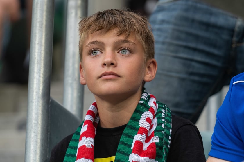 Kibice na meczu Śląska z Rygą / 1 sierpnia 2024 / Tarczyński Arena