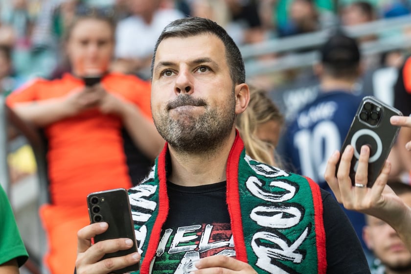 Kibice na meczu Śląska z Rygą / 1 sierpnia 2024 / Tarczyński Arena