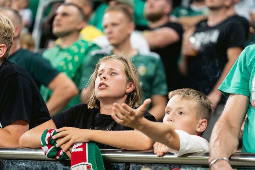 Kibice na meczu Śląska z Rygą / 1 sierpnia 2024 / Tarczyński Arena