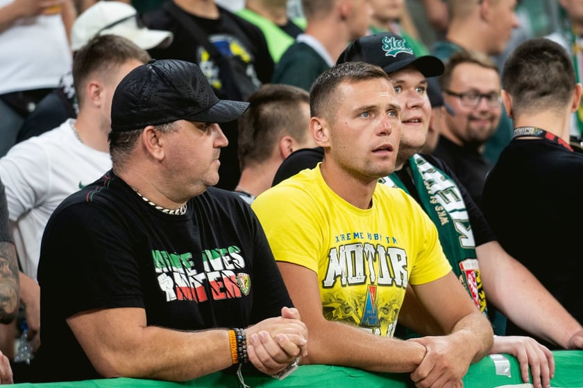 Kibice na meczu Śląska z Rygą / 1 sierpnia 2024 / Tarczyński Arena