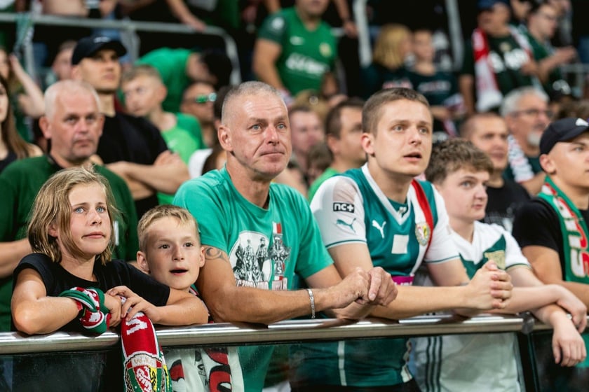 Kibice na meczu Śląska z Rygą / 1 sierpnia 2024 / Tarczyński Arena