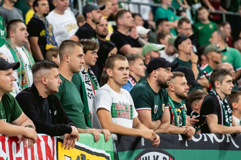 Kibice na meczu Śląska z Rygą / 1 sierpnia 2024 / Tarczyński Arena