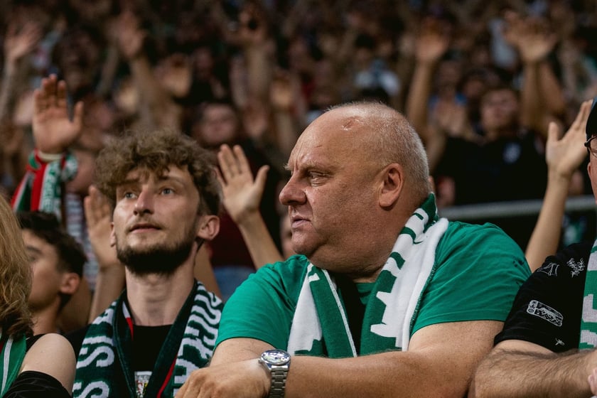 Kibice na meczu Śląska z Rygą / 1 sierpnia 2024 / Tarczyński Arena