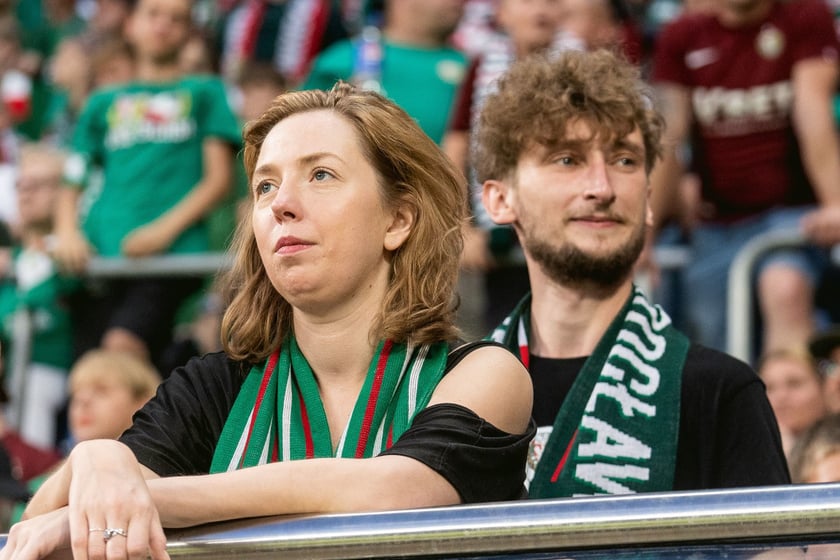 Kibice na meczu Śląska z Rygą / 1 sierpnia 2024 / Tarczyński Arena