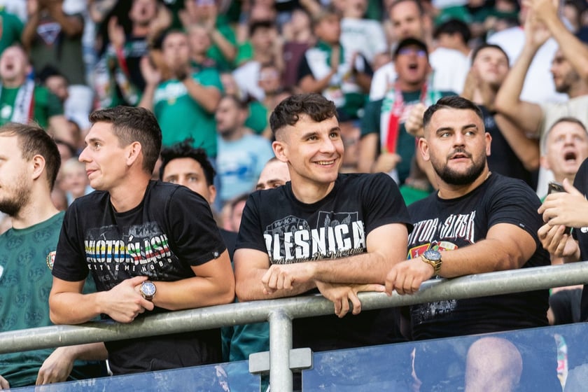 Kibice na meczu Śląska z Rygą / 1 sierpnia 2024 / Tarczyński Arena