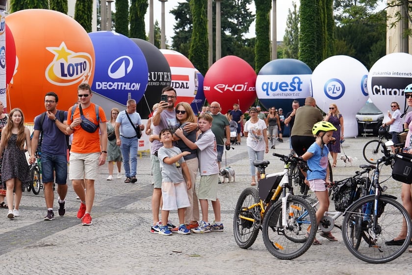 Niedzielny piknik rowerowy przed 81.edycją Tour De Pologne