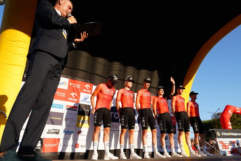 Oficjalna prezentacja drużyn 81. Tour de Pologne