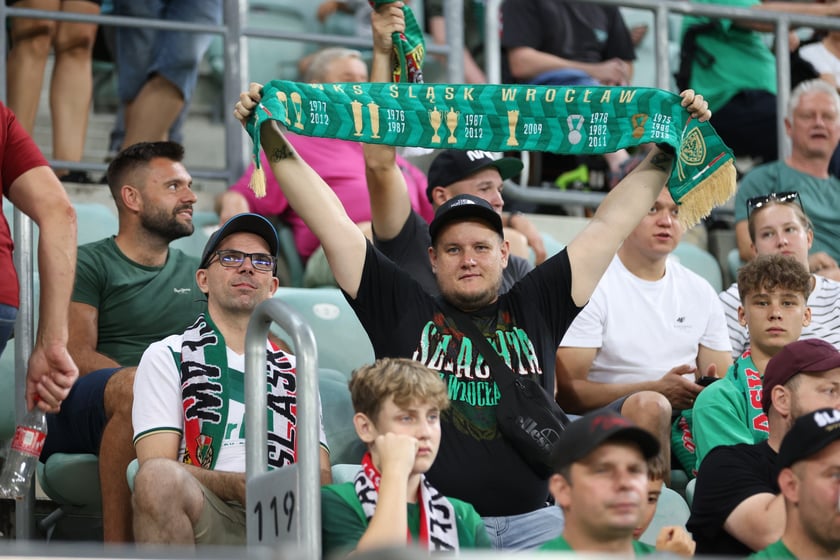 Zdjęcia kibiców z meczu WKS Śląsk Wrocław - FC St. Gallen