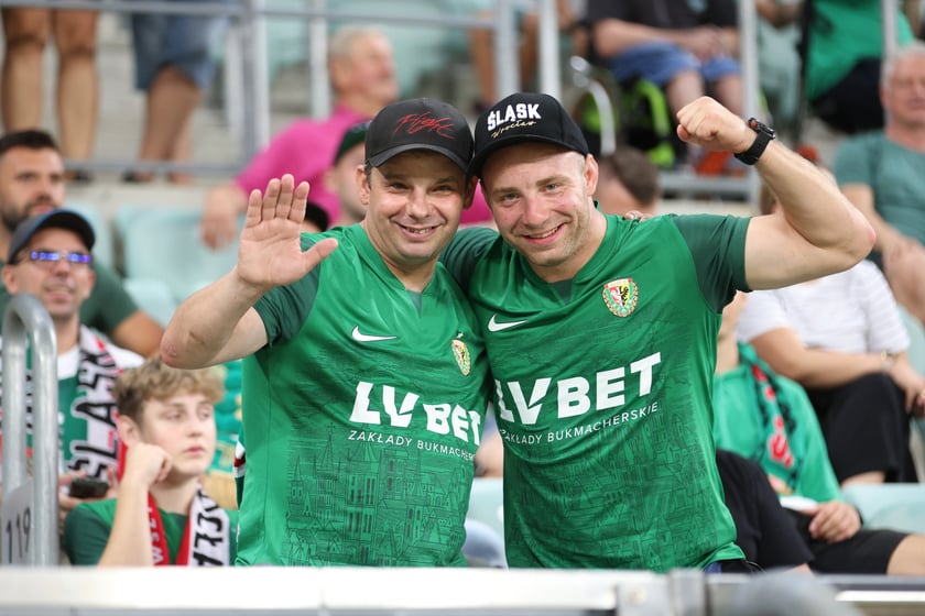Zdjęcia kibiców z meczu WKS Śląsk Wrocław - FC St. Gallen