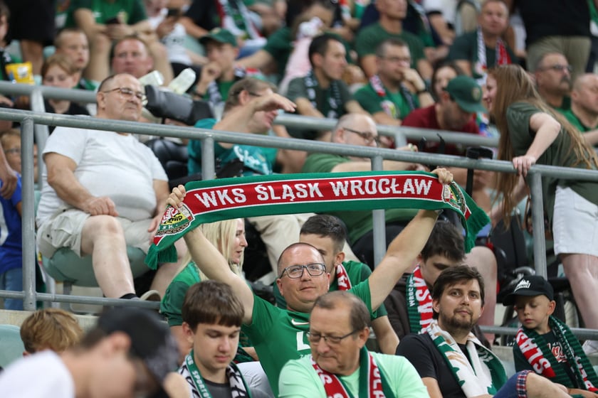 Zdjęcia kibiców z meczu WKS Śląsk Wrocław - FC St. Gallen