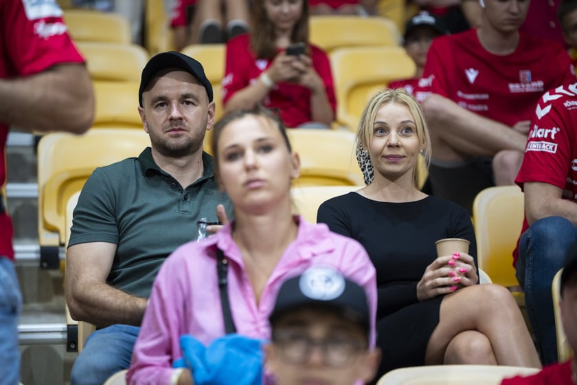 Kibice podczas meczu Betard Sparta Wrocław - GKM Grudziądz na Stadionie Olimpijskim