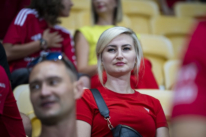 Kibice podczas meczu Betard Sparta Wrocław - GKM Grudziądz na Stadionie Olimpijskim