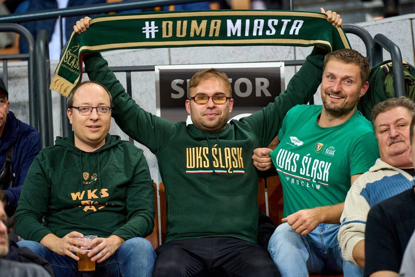 Zdjęcia z meczu Śląska - Falco, 2 października 2024, Hala Stulecia