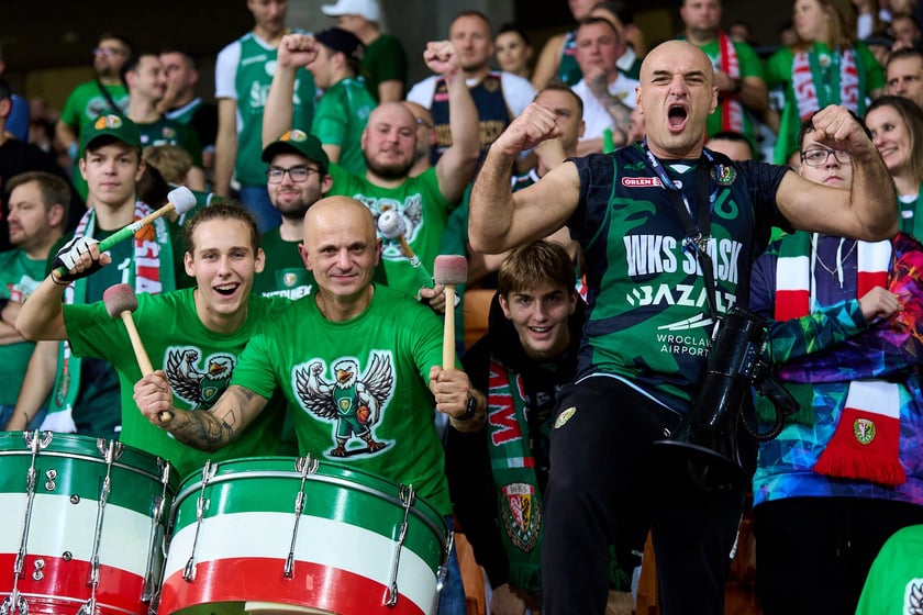 Zdjęcia z meczu Śląska - Falco, 2 października 2024, Hala Stulecia