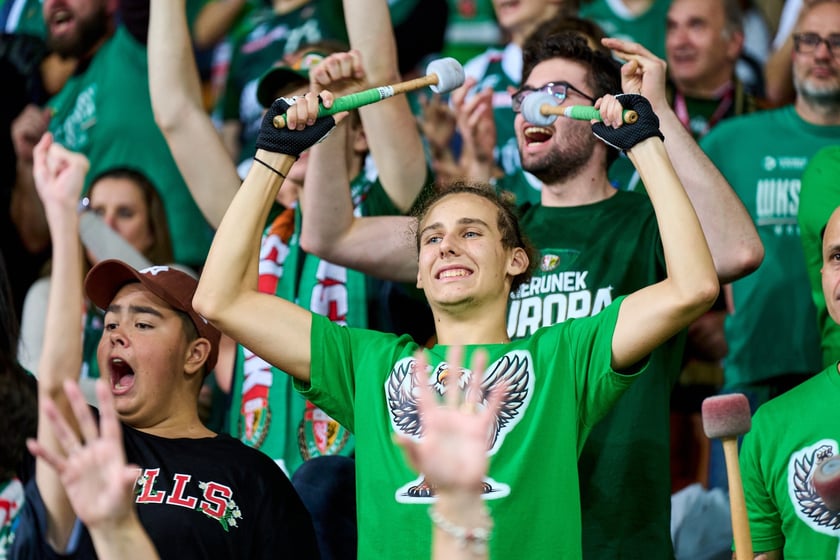 Zdjęcia z meczu Śląska - Falco, 2 października 2024, Hala Stulecia