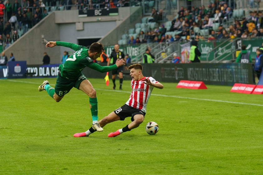 Mecz Śląska Wrocław z Cracovią na Tarczyński Arena