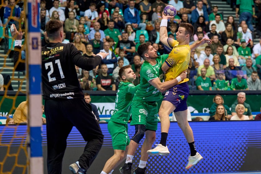 Mecz piłki ręcznej Śląsk Wrocław - Industria Kielce w Orbicie 27 października