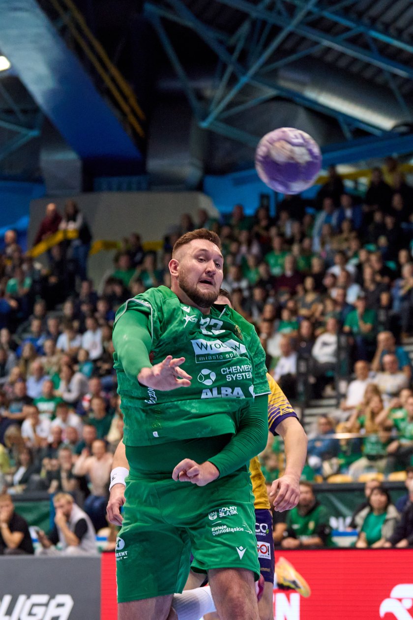 Mecz piłki ręcznej Śląsk Wrocław - Industria Kielce w Orbicie 27 października