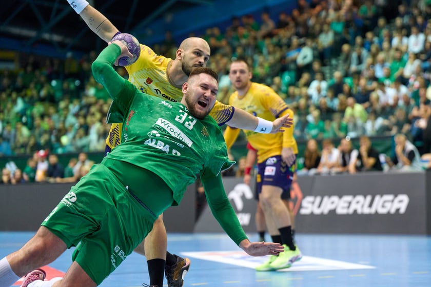 Mecz piłki ręcznej Śląsk Wrocław - Industria Kielce w Orbicie 27 października