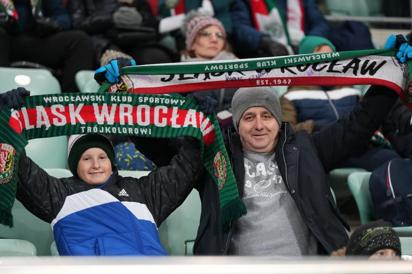 Mecz Śląsk - Radomiak na Tarczyński Arenie