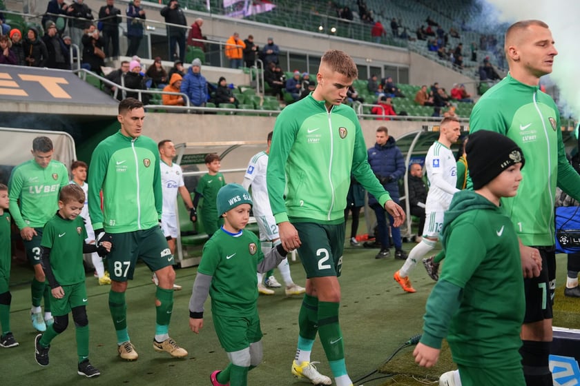 Mecz Śląsk - Radomiak na Tarczyński Arenie