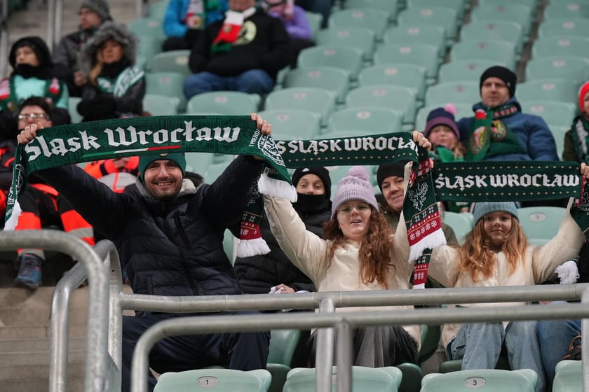 Mecz Śląsk - Radomiak na Tarczyński Arenie