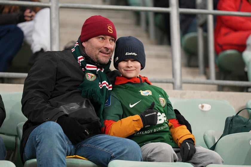 Mecz Śląsk - Radomiak na Tarczyński Arenie