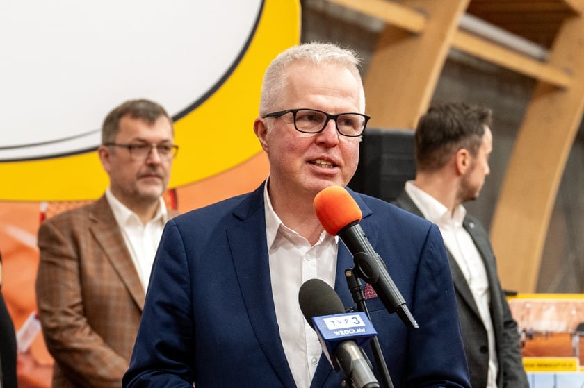 Otwarcie nowej hali tenisowej przy ul. Spiskiej - konferencja prasowa 06.02.2025 r.