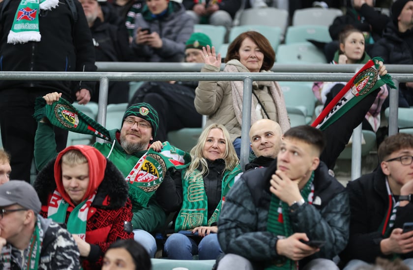Mecz Śląska z Pogonią 7.03.2025, zdjęcia kibic&oacute;w.