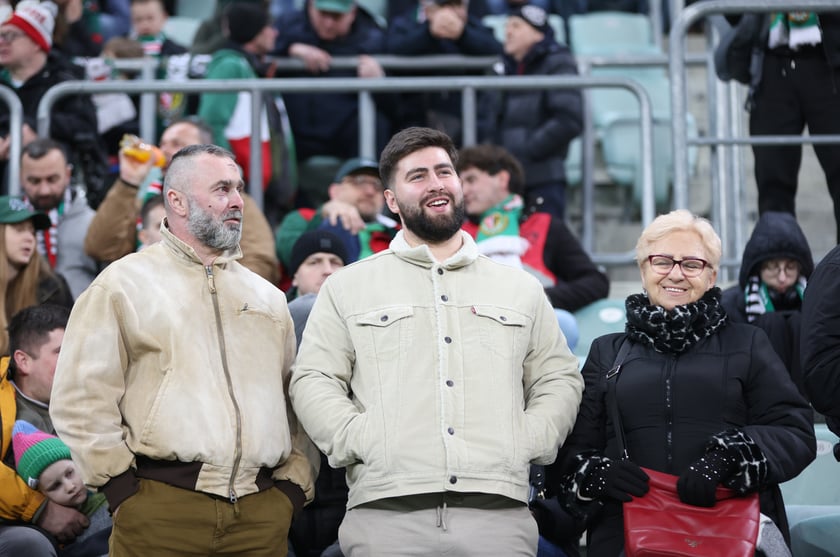 Mecz Śląska z Pogonią 7.03.2025, zdjęcia kibic&oacute;w.