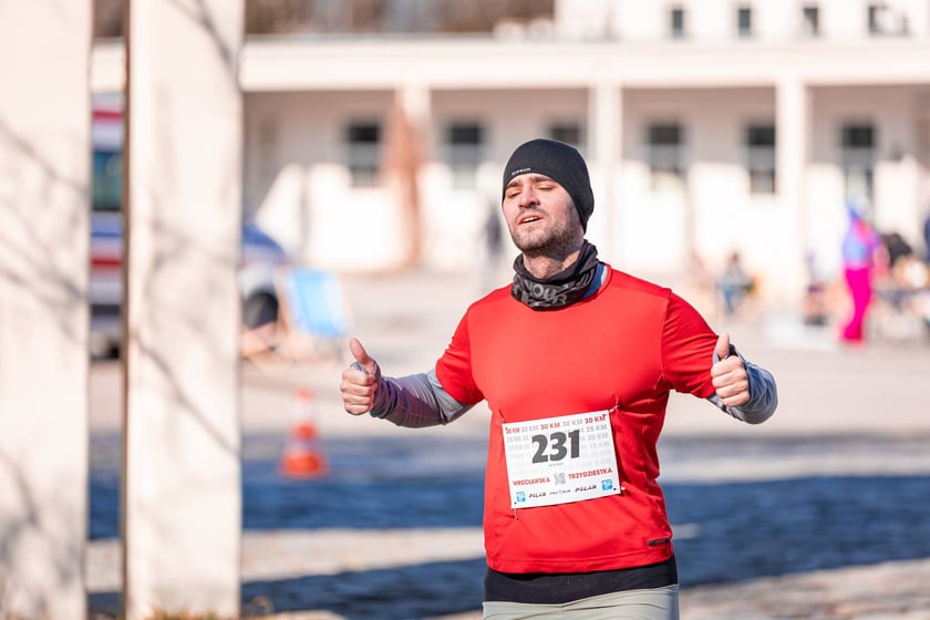 Wrocławska Trzydziestka - zdjęcia uczestników biegu na Stadionie Olimpijskim - 16 marca 2025 r.