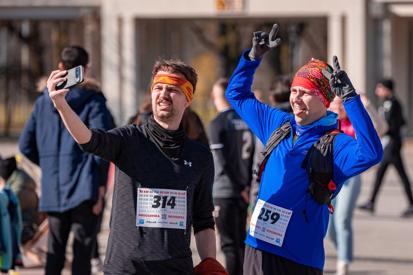 Wrocławska Trzydziestka - zdjęcia uczestników biegu na Stadionie Olimpijskim - 16 marca 2025 r.
