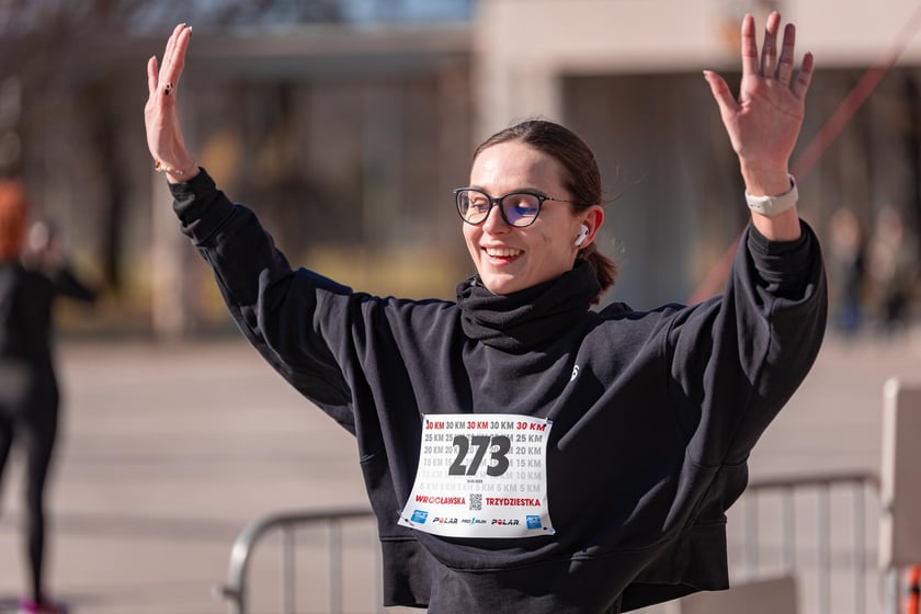 Wrocławska Trzydziestka - zdjęcia uczestników biegu na Stadionie Olimpijskim - 16 marca 2025 r.