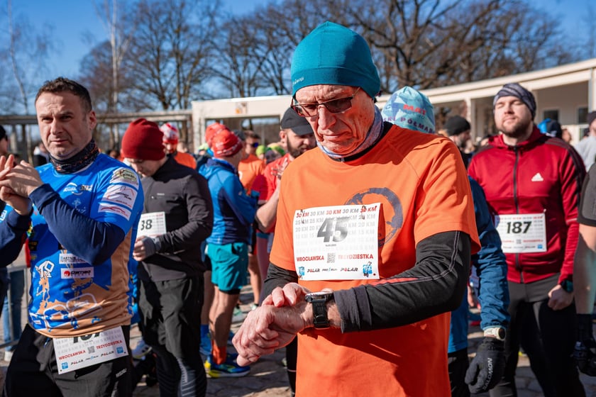Wrocławska Trzydziestka - zdjęcia uczestników biegu na Stadionie Olimpijskim - 16 marca 2025 r.