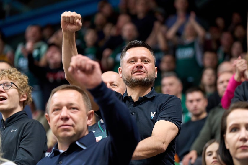 Śląsk Wrocław wygrał z Zastalem w Orbicie. Zdjęcia kibic&oacute;w