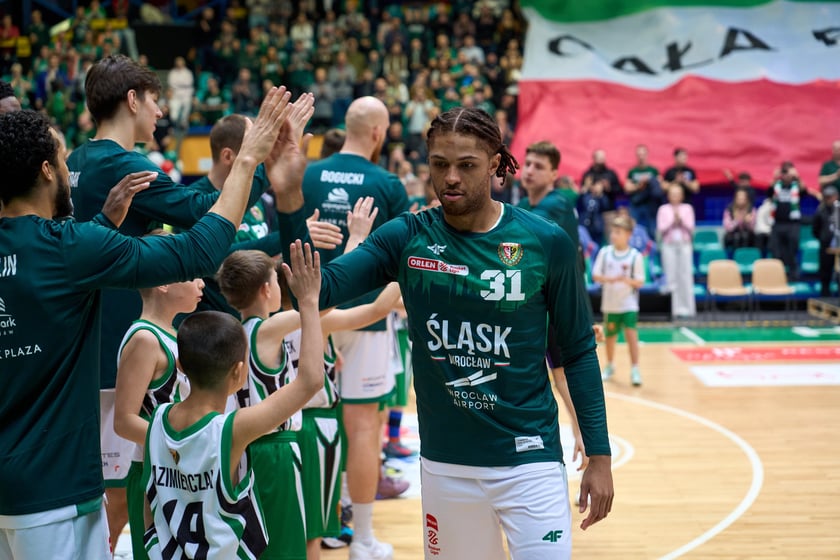 Śląsk Wrocław wygrał z Zastalem w Orbicie. Zdjęcia kibic&oacute;w