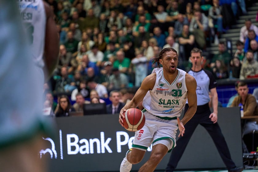 Śląsk Wrocław wygrał z Zastalem w Orbicie. Zdjęcia kibic&oacute;w