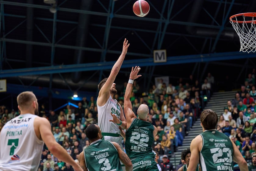 Śląsk Wrocław wygrał z Zastalem w Orbicie. Zdjęcia kibic&oacute;w