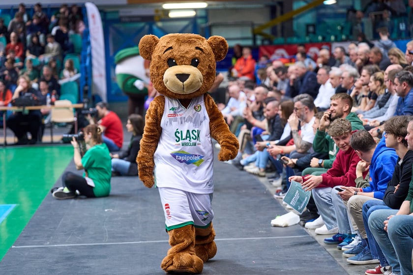 Śląsk Wrocław wygrał z Zastalem w Orbicie. Zdjęcia kibic&oacute;w