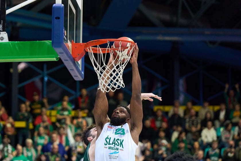 Śląsk Wrocław wygrał z Zastalem w Orbicie. Zdjęcia kibic&oacute;w