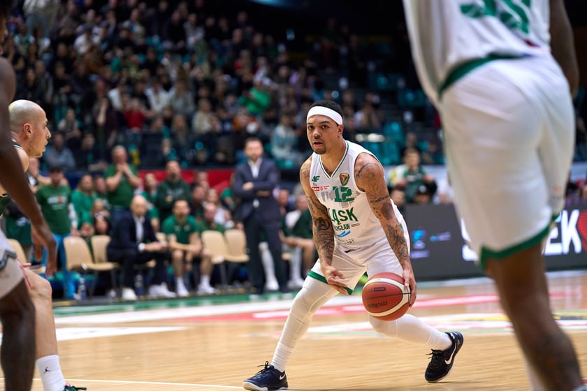 Śląsk Wrocław wygrał z Zastalem w Orbicie. Zdjęcia kibic&oacute;w