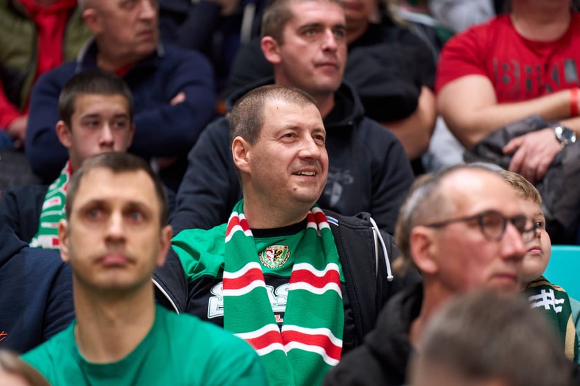 Śląsk Wrocław wygrał z Zastalem w Orbicie. Zdjęcia kibic&oacute;w