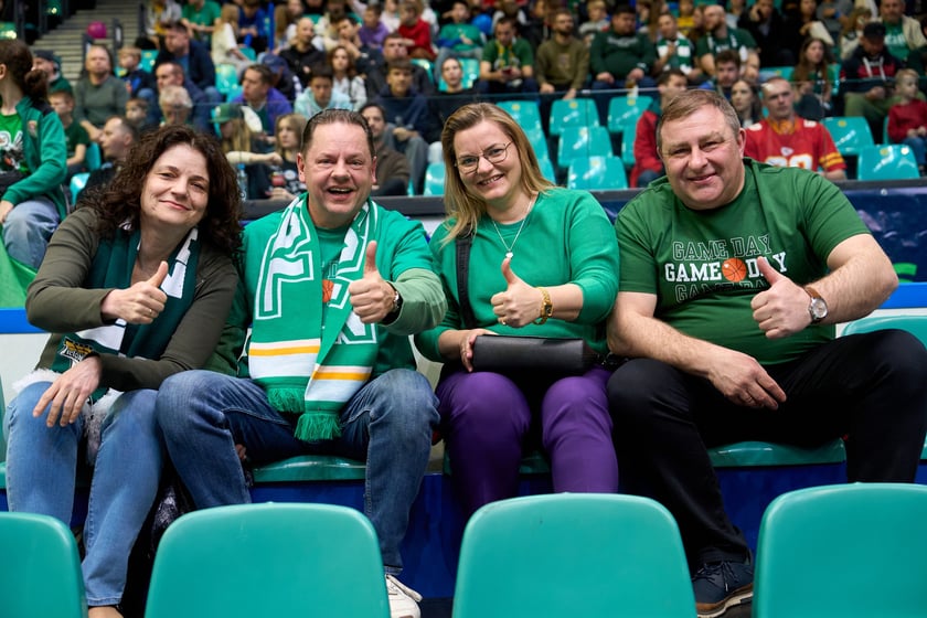 Śląsk Wrocław wygrał z Zastalem w Orbicie. Zdjęcia kibic&oacute;w