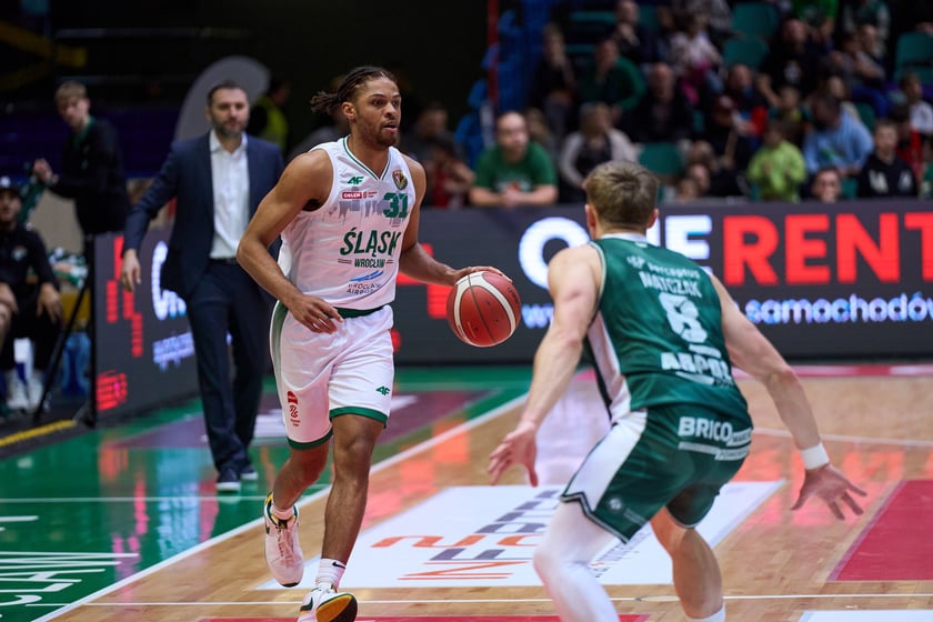 Śląsk Wrocław wygrał z Zastalem w Orbicie. Zdjęcia kibic&oacute;w