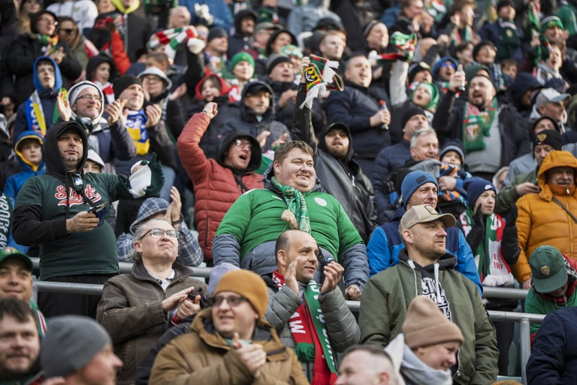 Zdjęcia kibiców z meczu Śląsk Wrocław - Motor Lublin, 5.04.2025 r.